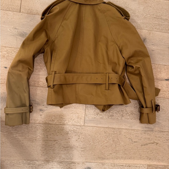 Frame The Swing Trench Jacket XS BNWT CROPPED - Picture 7 of 10